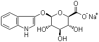 3-Indolyl-β-d-glucuronide sodium salt Structure,119736-51-5Structure