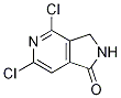 4,6-Dichloro-2,3-dihydropyrrolo[3,4-c]pyridin-1-one Structure,1201676-03-0Structure