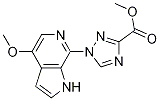 1-(4-甲氧基-1H-吡咯并[2,3-c]吡啶-7-基)-1H-1,2,4-噻唑-3-羧酸甲酯結(jié)構(gòu)式_1202644-98-1結(jié)構(gòu)式