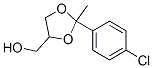 1,3-Dioxolane-4-methanol,2-(4-chlorophenyl)-2-methyl-Structure,1206-38-8Structure 1,3-Dioxolane-4-methanol,2-(4-chlorophenyl)-2-methyl- Structure,1206-38-8Structure