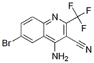 4-Amino-6-bromo-2-(trifluoromethyl)quinoline-3-carbonitrileStructure,1209063-53-5Structure 4-Amino-6-bromo-2-(trifluoromethyl)quinoline-3-carbonitrile Structure,1209063-53-5Structure