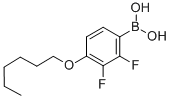 2,3-Difluoro-4-(n-hexyloxy)phenylboronic acidStructure,121219-20-3Structure 2,3-Difluoro-4-(n-hexyloxy)phenylboronic acid Structure,121219-20-3Structure