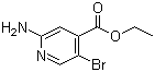 2-Amino-5-bromoisonicotinic acid ethyl ester Structure,1214374-01-2Structure
