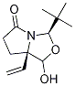 (3R,7ar)-3-(1,1-dimethylethyl)-7a-ethenyltetrahydro-1-hydroxy-3h,5h-pyrrolo[1,2-c]oxazol-5-one Structure,1214741-21-5Structure