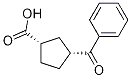Cyclopentanecarboxylic acid, 3-benzoyl-, (1s,3r)-Structure,1215032-39-5Structure Cyclopentanecarboxylic acid, 3-benzoyl-, (1s,3r)- Structure,1215032-39-5Structure