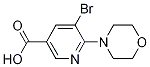 5-Bromo-6-morpholinonicotinic acidStructure,1216637-77-2Structure 5-Bromo-6-morpholinonicotinic acid Structure,1216637-77-2Structure