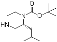 (R)-1-boc-2-異丁基-哌嗪結(jié)構(gòu)式_1217599-13-7結(jié)構(gòu)式