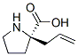 (R)-2-烯丙基吡咯烷-2-羧酸結(jié)構(gòu)式_121772-98-3結(jié)構(gòu)式