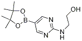 2-(2-Hydroxyethylamino)pyrimidine-5-boronic acid pinacol esterStructure,1218789-34-4Structure 2-(2-Hydroxyethylamino)pyrimidine-5-boronic acid pinacol ester Structure,1218789-34-4Structure