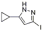 5-Cyclopropyl-3-iodo-1h-pyrazoleStructure,1218791-06-0Structure 5-Cyclopropyl-3-iodo-1h-pyrazole Structure,1218791-06-0Structure