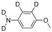 4-Methoxyaniline-2,3,5,6-d4Structure,1219798-55-6Structure 4-Methoxyaniline-2,3,5,6-d4 Structure,1219798-55-6Structure