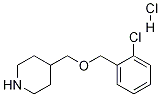 4-(2-Chloro-benzyloxymethyl)-piperidine hydrochlorideStructure,1220017-37-7Structure 4-(2-Chloro-benzyloxymethyl)-piperidine hydrochloride Structure,1220017-37-7Structure