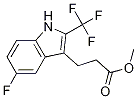 Methyl 3-(5-fluoro-2-(trifluoromethyl)-1h-indol-3-yl)propanoateStructure,1223418-35-6Structure Methyl 3-(5-fluoro-2-(trifluoromethyl)-1h-indol-3-yl)propanoate Structure,1223418-35-6Structure