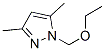 1H-pyrazole, 1-(ethoxymethyl)-3,5-dimethyl-Structure,122606-07-9Structure 1H-pyrazole, 1-(ethoxymethyl)-3,5-dimethyl- Structure,122606-07-9Structure