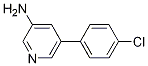 5-(4-Chlorophenyl)pyridin-3-amineStructure,1226177-39-4Structure 5-(4-Chlorophenyl)pyridin-3-amine Structure,1226177-39-4Structure
