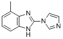 1H-benzimidazole,2-(1h-imidazol-1-yl)-4-methyl-(9ci)Structure,123396-65-6Structure 1H-benzimidazole,2-(1h-imidazol-1-yl)-4-methyl-(9ci) Structure,123396-65-6Structure