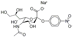 2-O-(p-硝基苯基)-α-d-n-乙酰基神經(jīng)氨酸鈉x 水合物結(jié)構(gòu)式_123549-14-4結(jié)構(gòu)式