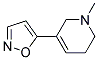 (9ci)-1,2,3,6-四氫-5-(5-異噁唑基)-1-甲基-吡啶結(jié)構(gòu)式_123686-64-6結(jié)構(gòu)式