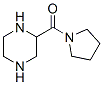 Pyrrolidine, 1-(2-piperazinylcarbonyl)- (9ci)Structure,123866-43-3Structure Pyrrolidine, 1-(2-piperazinylcarbonyl)- (9ci) Structure,123866-43-3Structure
