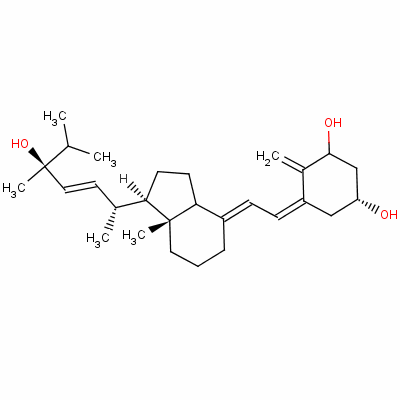 1α,24-dihydroxy vitamin d2Structure,124043-51-2Structure 1α,24-dihydroxy vitamin d2 Structure,124043-51-2Structure