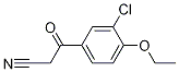 3-(3-Chloro-4-ethoxyphenyl)-3-oxopropanenitrile Structure,1243604-43-4Structure