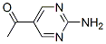 Ethanone, 1-(2-amino-5-pyrimidinyl)-Structure,124491-42-5Structure Ethanone, 1-(2-amino-5-pyrimidinyl)- Structure,124491-42-5Structure