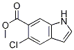 Methyl 5-chloro-1h-indole-6-carboxylateStructure,1245643-61-1Structure Methyl 5-chloro-1h-indole-6-carboxylate Structure,1245643-61-1Structure