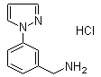 (3-(1H-pyrazol-1-yl)phenyl)methanamine hydrochlorideStructure,1245649-13-1Structure (3-(1H-pyrazol-1-yl)phenyl)methanamine hydrochloride Structure,1245649-13-1Structure
