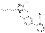 3-丁基-1-氯-5,10-二氫-8-(2-氰基苯基)咪唑-[1,5-b]異喹啉結(jié)構(gòu)式_1246814-77-6結(jié)構(gòu)式