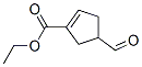 1-Cyclopentene-1-carboxylic acid, 4-formyl-, ethyl ester (9ci)Structure,124827-02-7Structure 1-Cyclopentene-1-carboxylic acid, 4-formyl-, ethyl ester (9ci) Structure,124827-02-7Structure