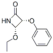 2-Azetidinone,4-ethoxy-3-phenoxy-,cis-(9ci)Structure,124827-14-1Structure 2-Azetidinone,4-ethoxy-3-phenoxy-,cis-(9ci) Structure,124827-14-1Structure