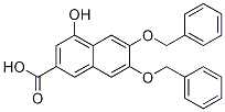 4-Hydroxy-6,7-bis(phenylmethoxy)-2-naphthalenecarboxylic acidStructure,124895-57-4Structure 4-Hydroxy-6,7-bis(phenylmethoxy)-2-naphthalenecarboxylic acid Structure,124895-57-4Structure