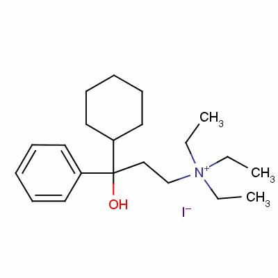 Tridihexethyl iodideStructure,125-99-5Structure Tridihexethyl iodide Structure,125-99-5Structure