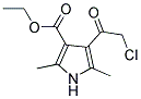 1H-Pyrrole-3-carboxylic acid, 4-(chloroacetyl)-2,5-dimethyl-, ethyl ester (9ci)Structure,125102-42-3Structure 1H-Pyrrole-3-carboxylic acid, 4-(chloroacetyl)-2,5-dimethyl-, ethyl ester (9ci) Structure,125102-42-3Structure
