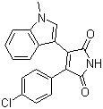 3-(4-Chlorophenyl)-4-(1-methyl-1h-indol-3-yl)-1h-pyrrole-2,5-dioneStructure,125313-99-7Structure 3-(4-Chlorophenyl)-4-(1-methyl-1h-indol-3-yl)-1h-pyrrole-2,5-dione Structure,125313-99-7Structure