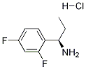 (R)-1-(2,4-difluorophenyl)propan-1-amine-hcl Structure,1253792-95-8Structure