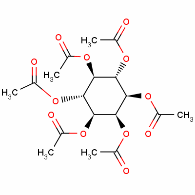 Myo-inositol hexaacetateStructure,1254-38-2Structure Myo-inositol hexaacetate Structure,1254-38-2Structure