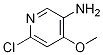 6-Chloro-4-methoxy-3-pyridinamineStructure,1256805-54-5Structure 6-Chloro-4-methoxy-3-pyridinamine Structure,1256805-54-5Structure