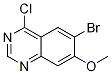 6-Bromo-4-chloro-7-methoxyquinazolineStructure,1256955-27-7Structure 6-Bromo-4-chloro-7-methoxyquinazoline Structure,1256955-27-7Structure