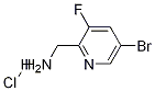 (5-Bromo-3-fluoropyridin-2-yl)methanamine hydrochloride Structure,1257535-19-5Structure