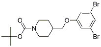 1-(N-boc-piperidin-4-ylmethoxy)-3,5-dibromobenzeneStructure,1257665-16-9Structure 1-(N-boc-piperidin-4-ylmethoxy)-3,5-dibromobenzene Structure,1257665-16-9Structure