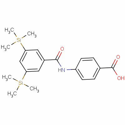 4-(3,5-Bis(trimethylsilyl)benzamido)benzoic acid Structure,125973-56-0Structure
