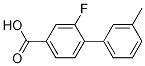 2-氟-3-甲基-[1,1-聯(lián)苯]-4-羧酸結(jié)構(gòu)式_1261993-08-1結(jié)構(gòu)式