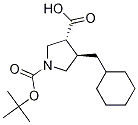 (3R,4R)-1-[(叔丁氧基)羰基]-4-(環(huán)己基甲基)吡咯烷-3-羧酸結(jié)構(gòu)式_1263283-77-7結(jié)構(gòu)式