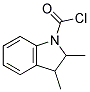 1H-indole-1-carbonyl chloride, 2,3-dihydro-2,3-dimethyl-(9ci)Structure,126535-39-5Structure 1H-indole-1-carbonyl chloride, 2,3-dihydro-2,3-dimethyl-(9ci) Structure,126535-39-5Structure