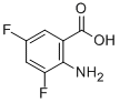 2-Amino-3,5-difluorobenzoic acidStructure,126674-78-0Structure 2-Amino-3,5-difluorobenzoic acid Structure,126674-78-0Structure