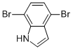4,7-二溴-1H-吲哚結(jié)構(gòu)式_126811-31-2結(jié)構(gòu)式