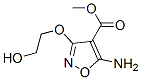 4-Isoxazolecarboxylicacid,5-amino-3-(2-hydroxyethoxy)-,methylester(9ci)Structure,126865-31-4Structure 4-Isoxazolecarboxylicacid,5-amino-3-(2-hydroxyethoxy)-,methylester(9ci) Structure,126865-31-4Structure