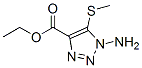 1H-1,2,3-triazole-4-carboxylicacid,1-amino-5-(methylthio)-,ethylester(9ci)Structure,127045-27-6Structure 1H-1,2,3-triazole-4-carboxylicacid,1-amino-5-(methylthio)-,ethylester(9ci) Structure,127045-27-6Structure