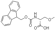 Fmoc-d-ser(me)-oh結(jié)構(gòu)式_1279032-69-7結(jié)構(gòu)式